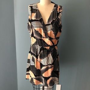 Parker - Pink White and Black Dress